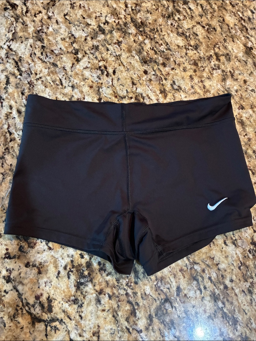 Nike Black Women’s Bike Shorts with White Swoosh